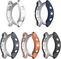Vista 1 de Funda protectora de pantalla compatible con Garmin Fenix 7/Fenix 7 Solar/Fenix 7 Sapphire Solar Smartwatch Accesorios TenCloud Covers Funda