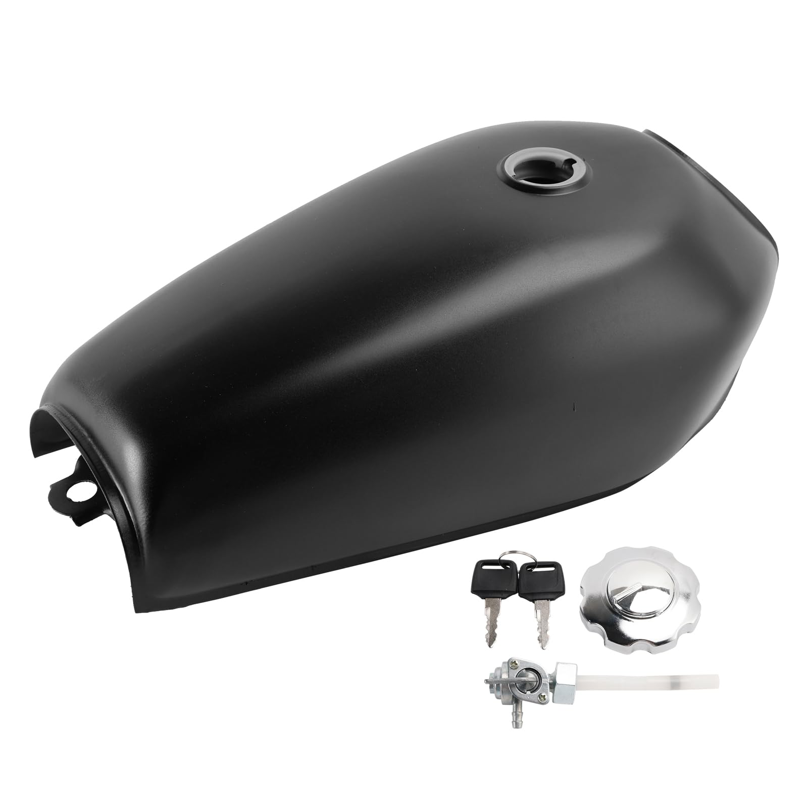 Artudatech Retro Gas Fuel Tank Fit for Honda CG 125 CG125 Bobber Cafe Racer Scrambler Matte Black