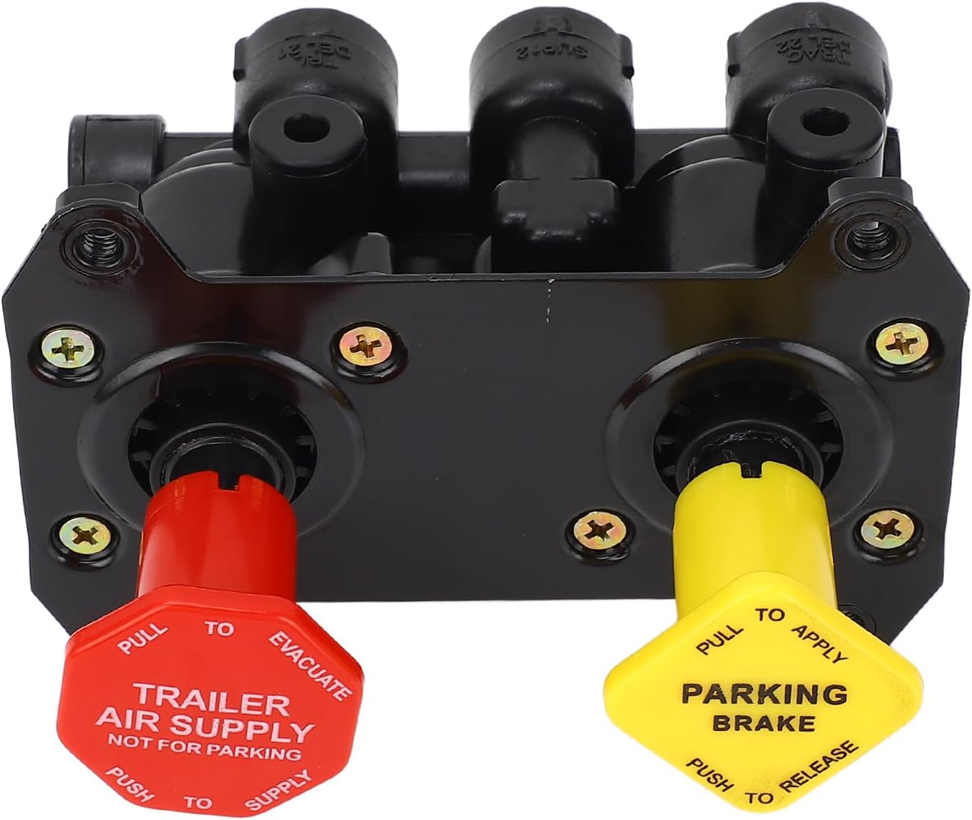 Brake Valve, Dash Control Parking Brake Valve Module Replacement 800516 Metal Air Brake Control Switch for Heavy Duty Truck Trailer