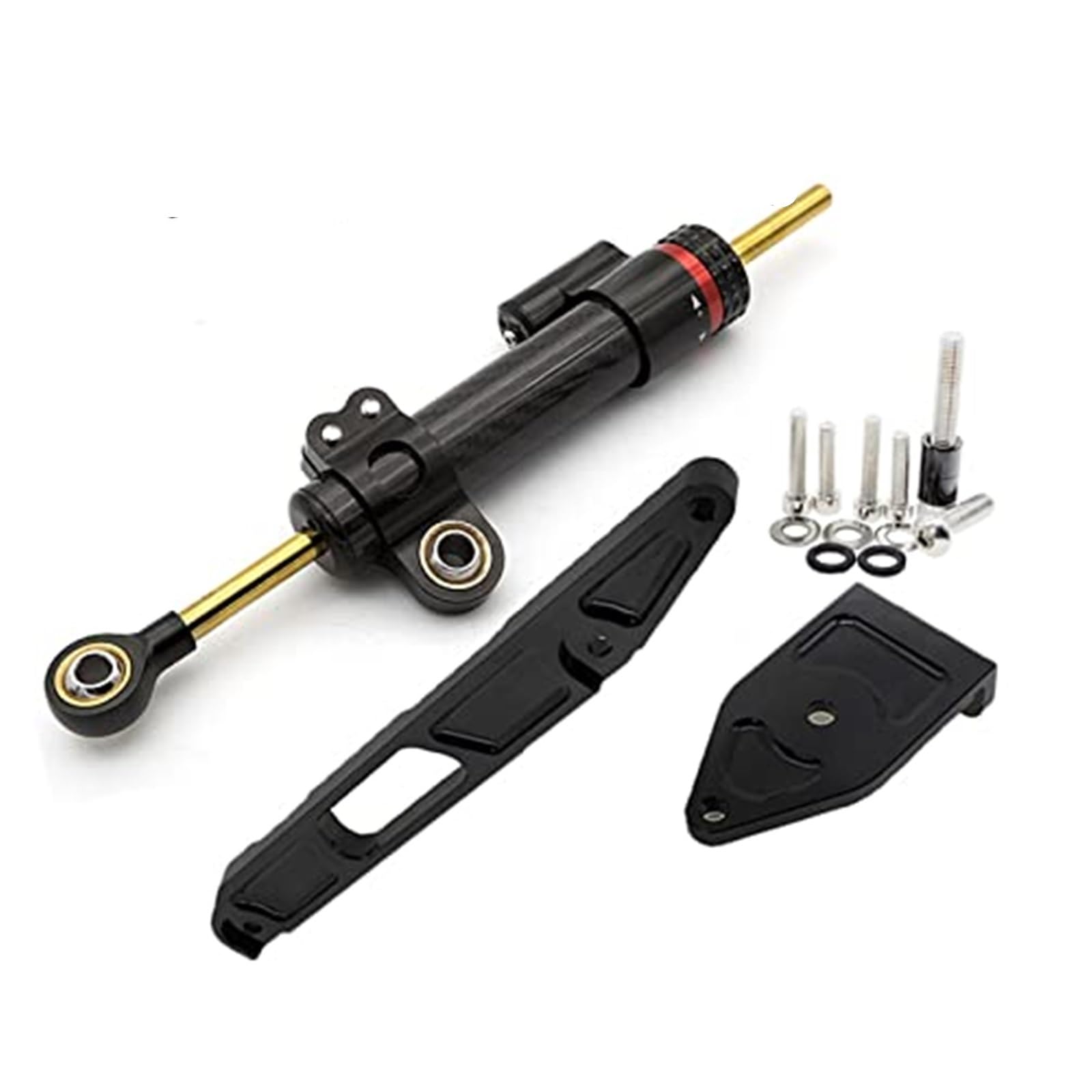 Wspornik stabilizatora węgla motocykla CNC, XJR1300 XJR 1300 2002-2015, zestaw wsporników montażowych Jednostka sterująca jazdą motocyklem(BLACK 5)