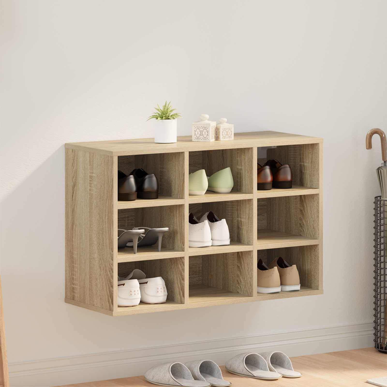 Mueble zapatero estrecho para solucionar la falta de espacio en el pasillo