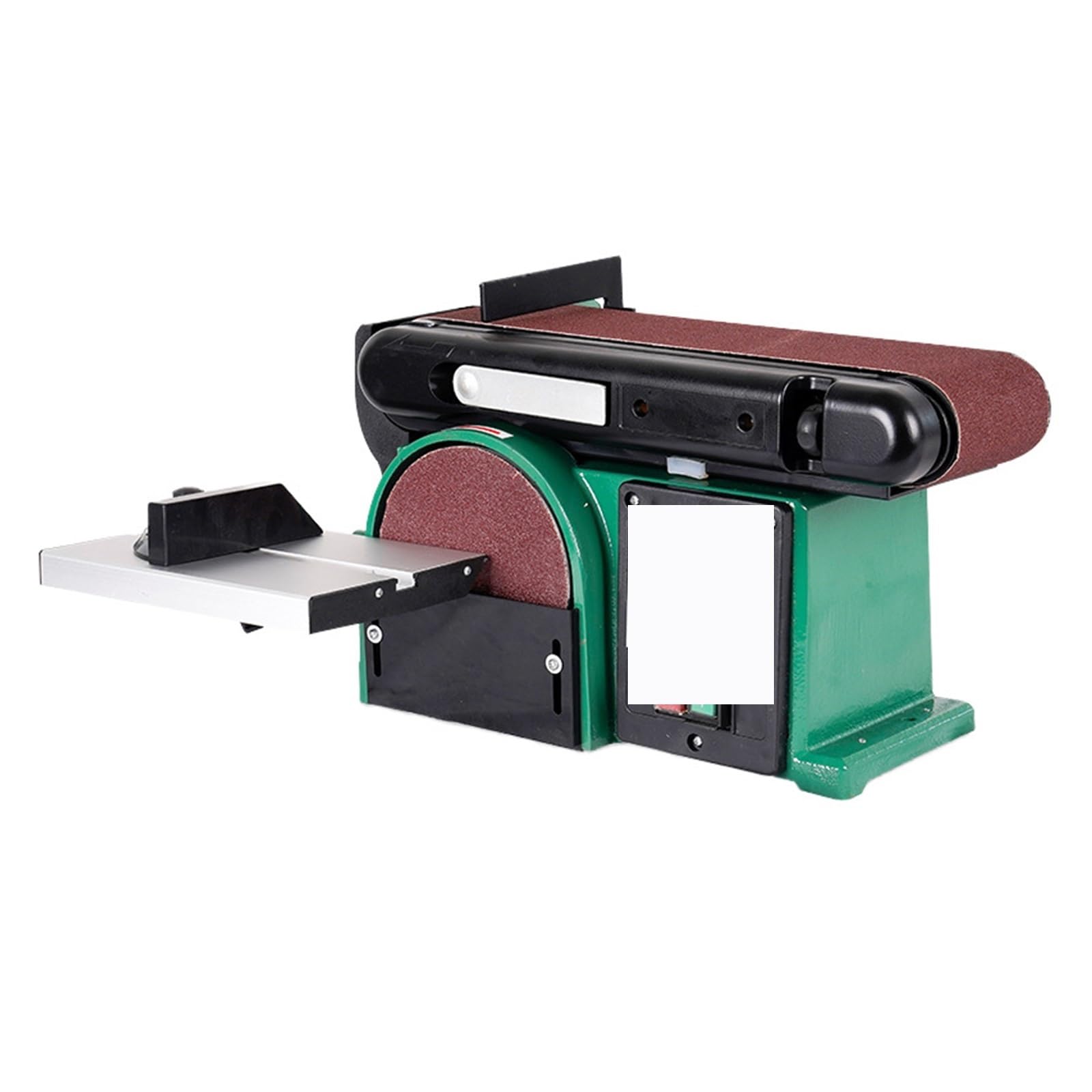 Csdasw Groen Multifunctional Belt Sander Woodworking Household Desktop Electric Small Metal Grinder Jewellery Diy