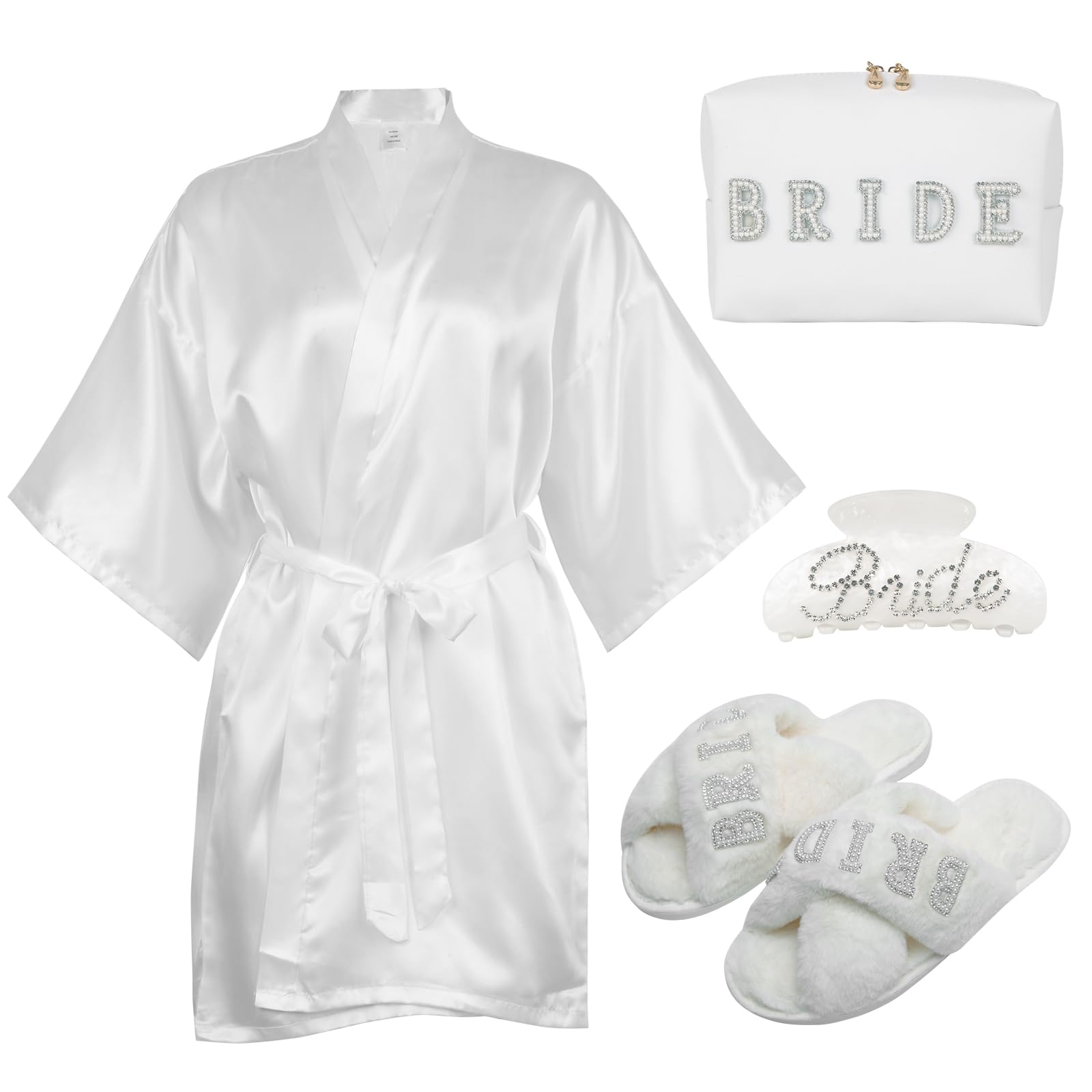 Amazon.com: Bride To Be Gift Set Bridal Shower Gift Bride Robe Bride ...