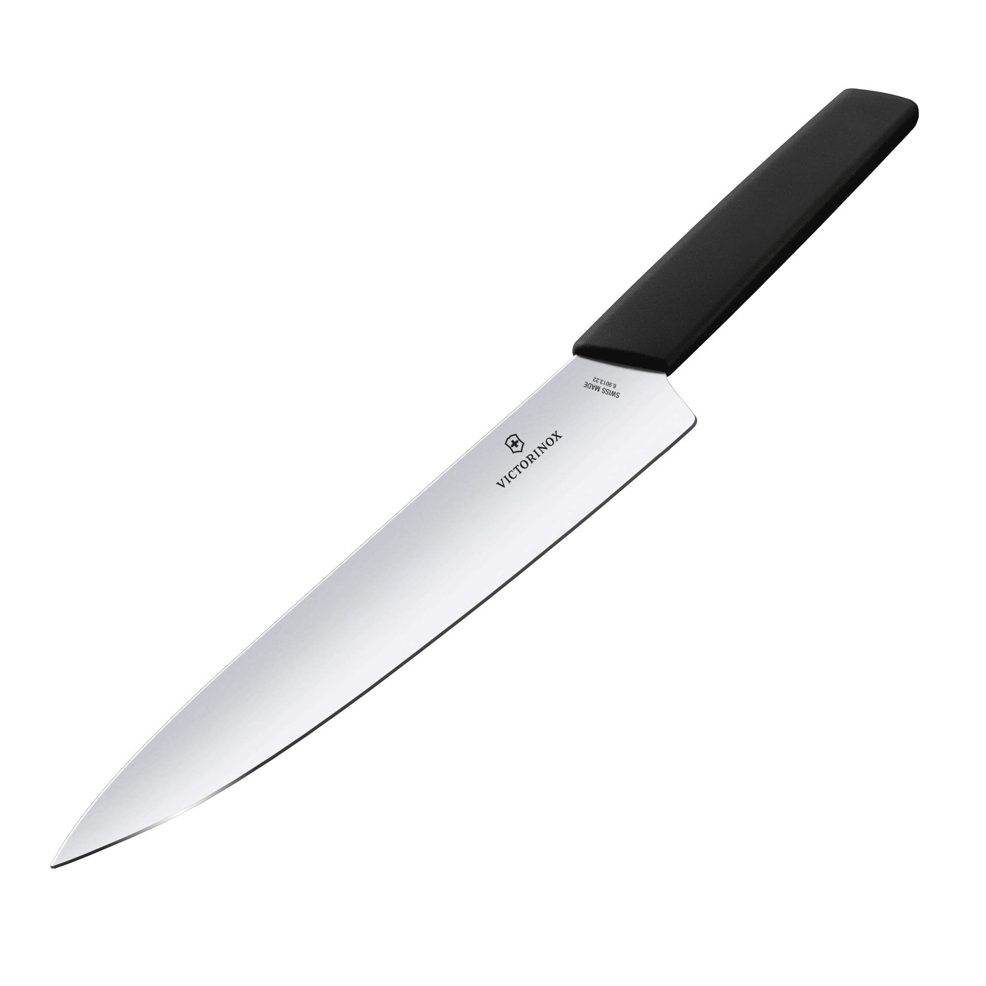 Victorinox Swiss Modern, Set de cuisine professionnel, 2 pièces, Extra tranchant, Acier inoxydable, Manche plastique robuste, noir