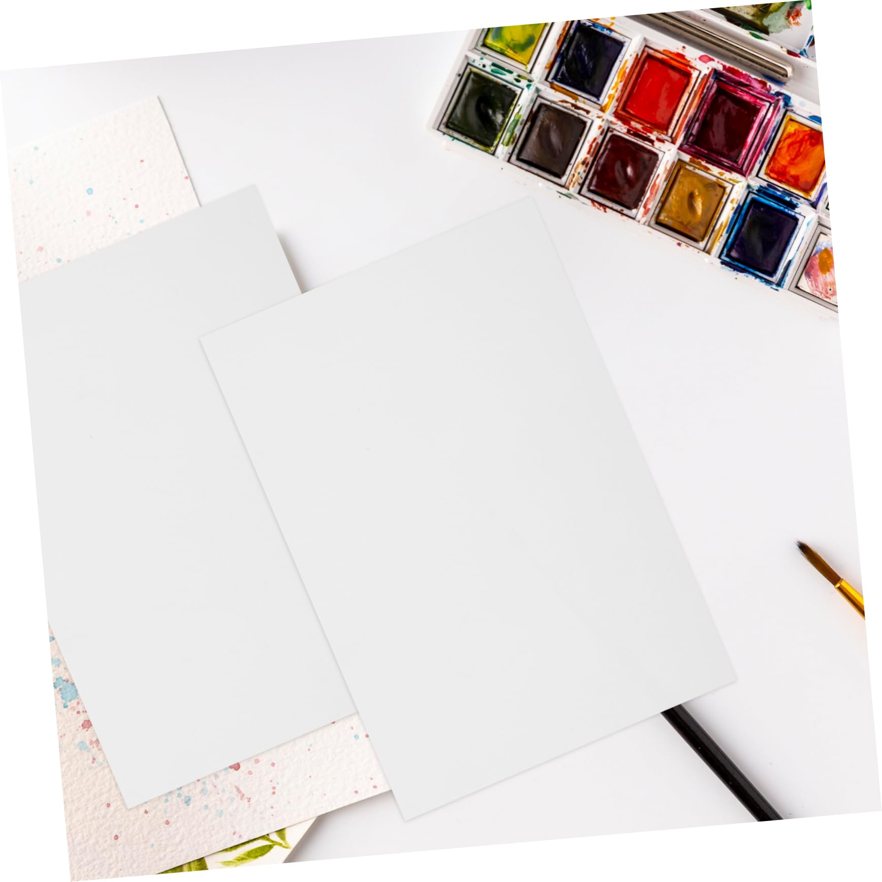 NUOBESTY 400stücke Kunstdruckpapier Zeichenpapier Skizzenblock Glatt Und Glänzend Für Buntstiftzeichnungen Skizzen Nachzeichnen Pastell Aquarell Marker Künstlerbedarf Für Anfänger Und