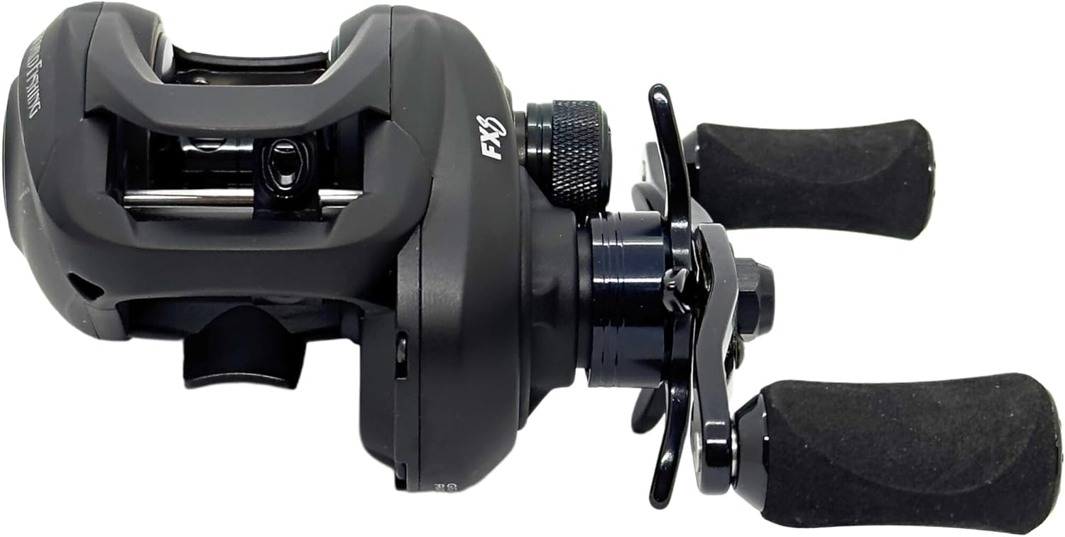 Fitzgerald Fishing FX8 Baitcasting Reels - Lightweight Graphite Frame Fishing Reels, 7.2:1 Gear Ratio, 8 Ball Bearings, 16 Lb Drag, Magnetic Braking System, Low Profile Reels