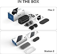 Vista 9 de Rokid AR Spatial Black- Max2 AR Glasses & Station2 Spatial Computer with 360" Micro-OLED 3-Screen Display, 120Hz OLED, 600 Nits, Multi-Tasking for