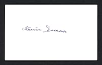Vista 1 de Fermin Mike Guerra Autographed 3x5 Index Card Philadelphia As Washington Senators JSA SOA SKU 111172 - MLB Cut Signatures