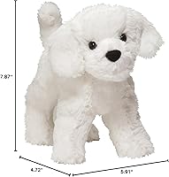 Vista 2 de Douglas Dandelion Puff Bichon Dog Plush Stuffed Animal