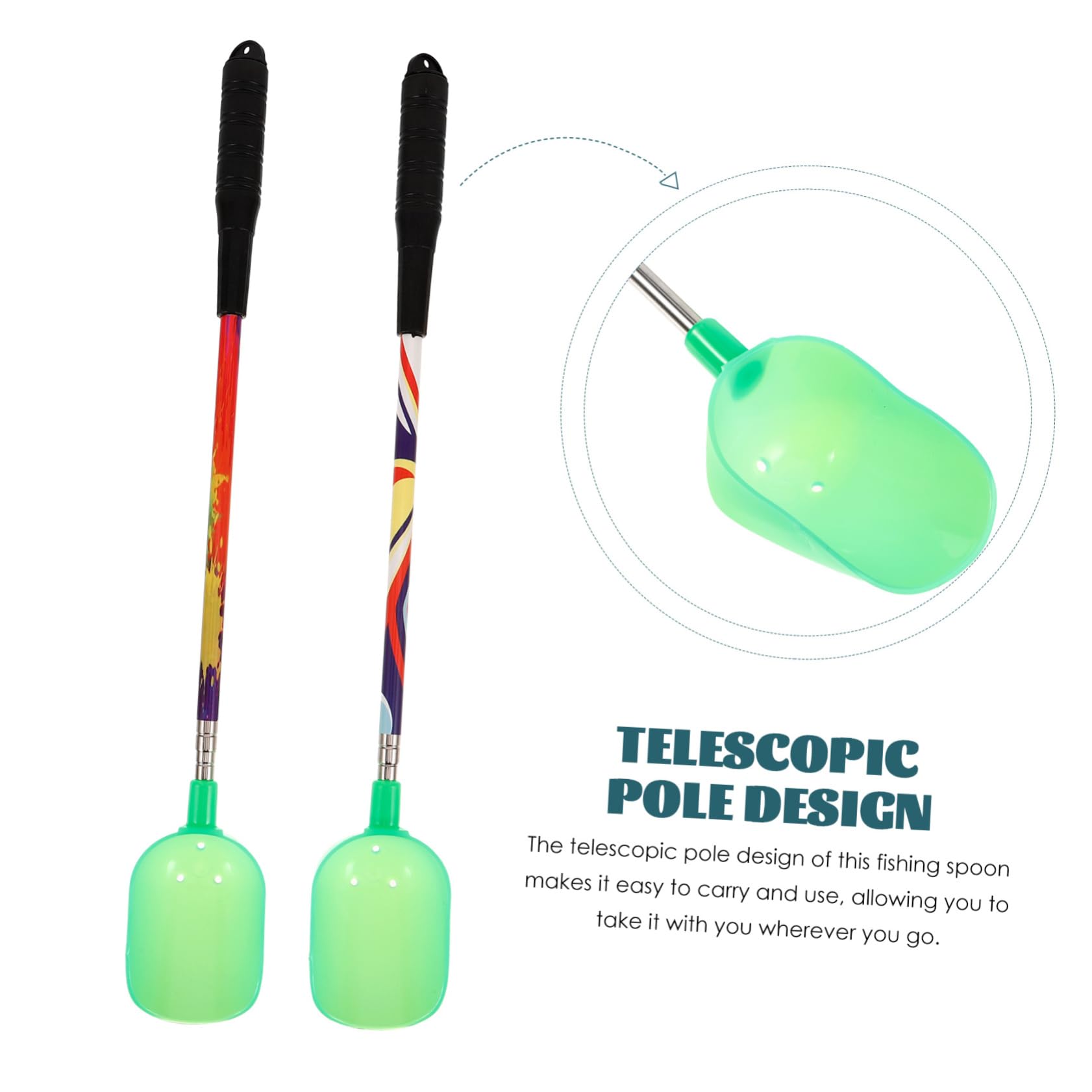 SUPVOX 8 Pièces Équipement De Lanceur D'Appât Cuillère À Appât Support De Piège À Appât De Pêche Matériel De Pêche en Plein Porte-Leurre De Bait Scoop Porte-Leurre en Plastique