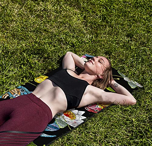 Nuveti Yoga Mat Eco Friendly Tpe Non Slip Fitness Exercise Mat With Carrying Bag,72"X24" Extra Thick 6Mm Exercise & Workout Mat For Yoga, Pilates Fitness And Floor Exercises #TOP5