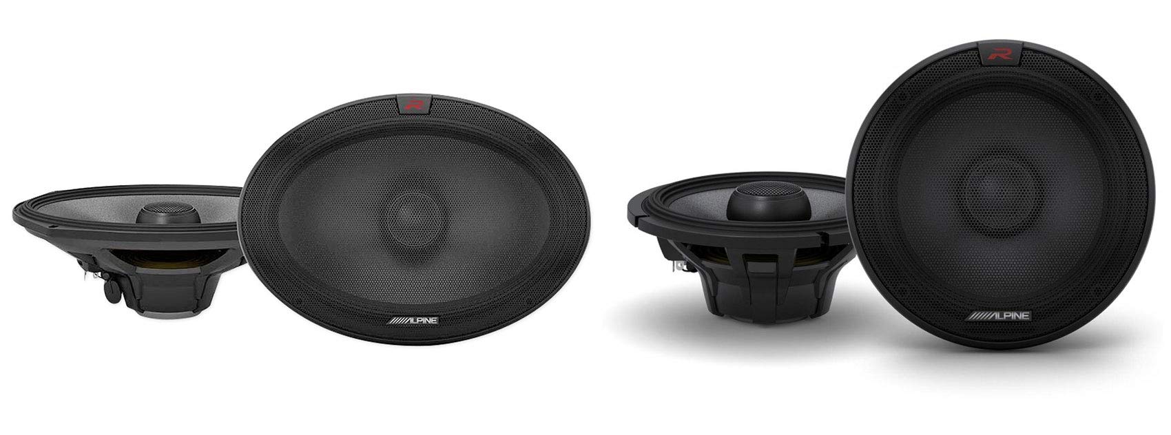Amazon.com: Alpine (2) R-S69.2 6x9 300w 2-Way Car Speakers+(2) R