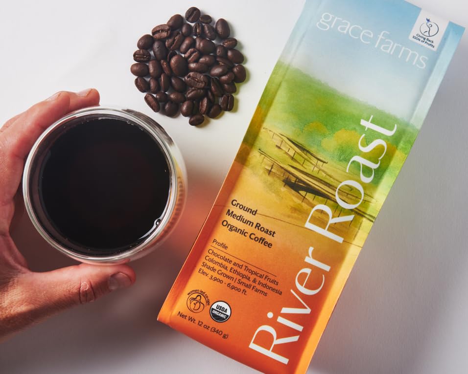 Grace Farms Café en Grano Orgánico 12oz Bolsa miniatura 2