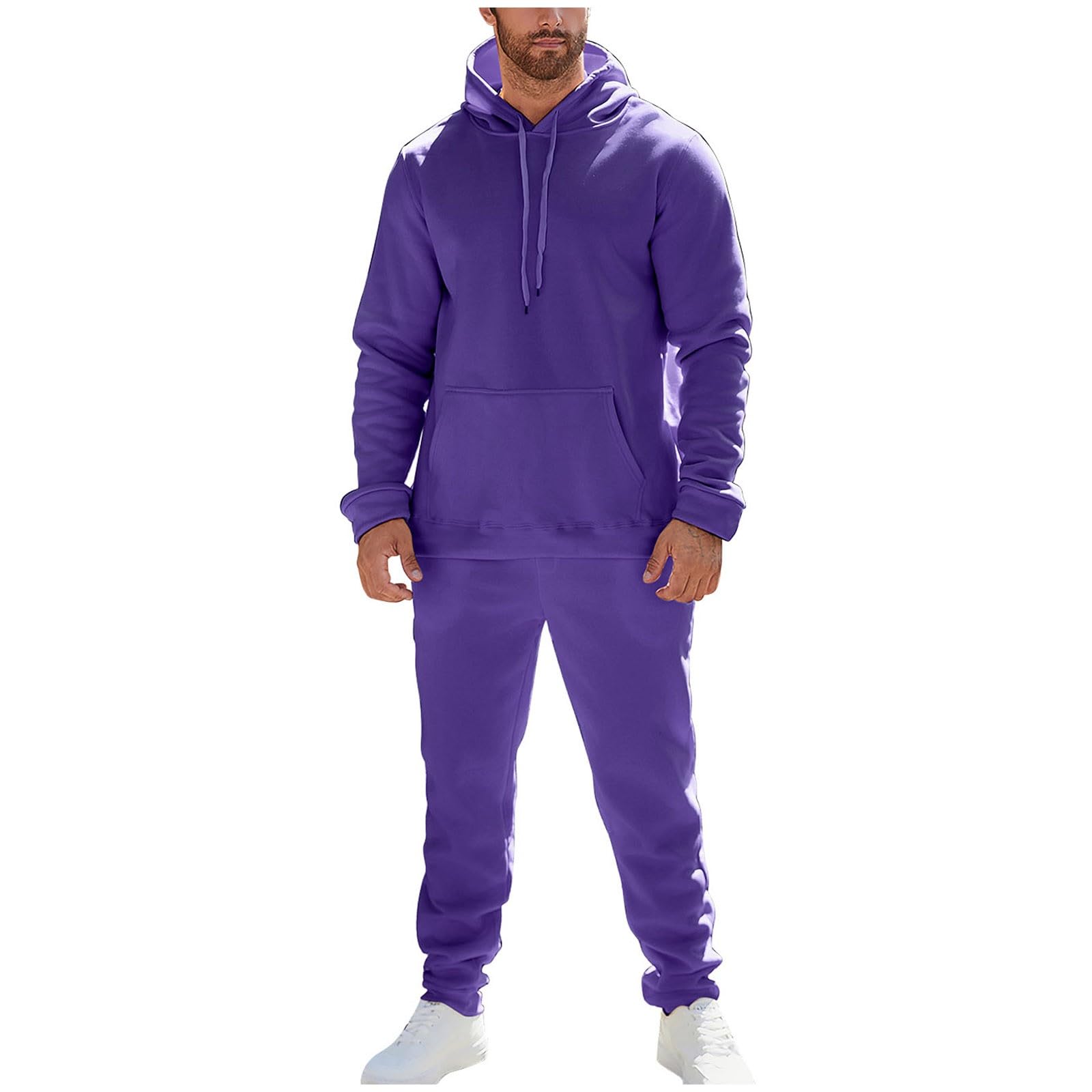 Oversized y2k Jogginganzug Trainingsanzug Herren Baumwolle Sportanzug Hausanzug Set Activewear Streatwear Jogging Anzug Freizeitanzug Mit Baggy Hoodie Und Jogginghose