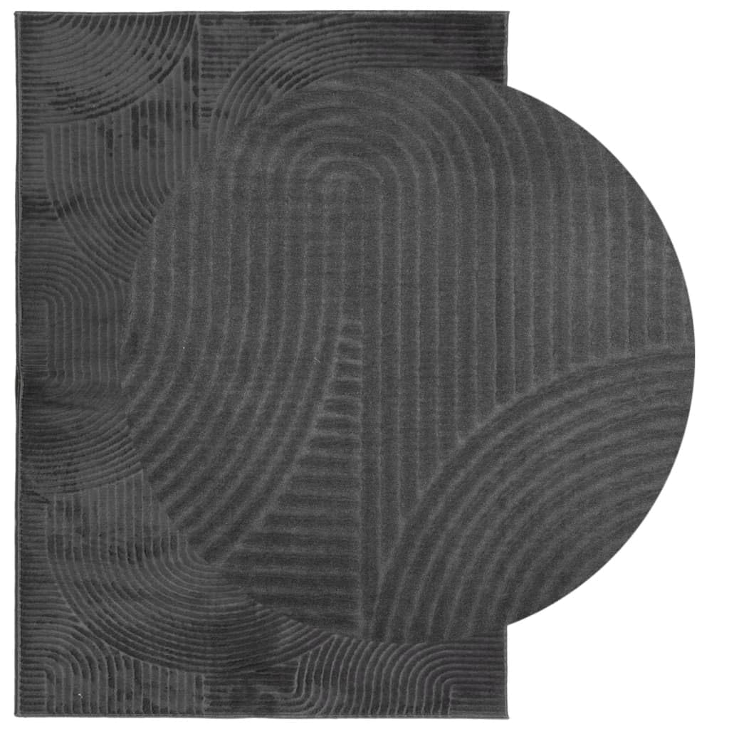 Tapis IZA Poils Courts Style scandinave Anthracite 120x170 cm,Maison & Jardin,Décorations,Tapis,3.85 kg-375428