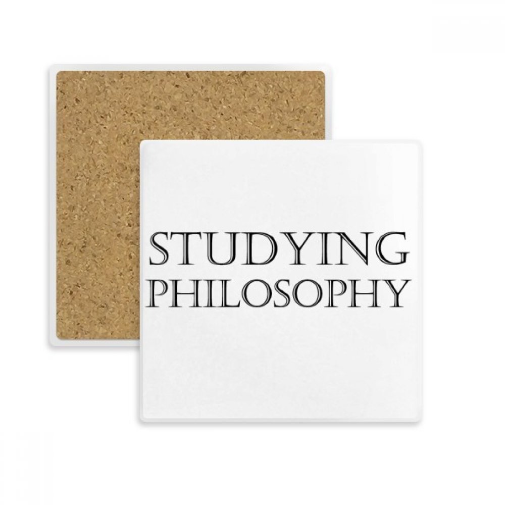 Place tasse coaster philo pour pause café et bureau calme