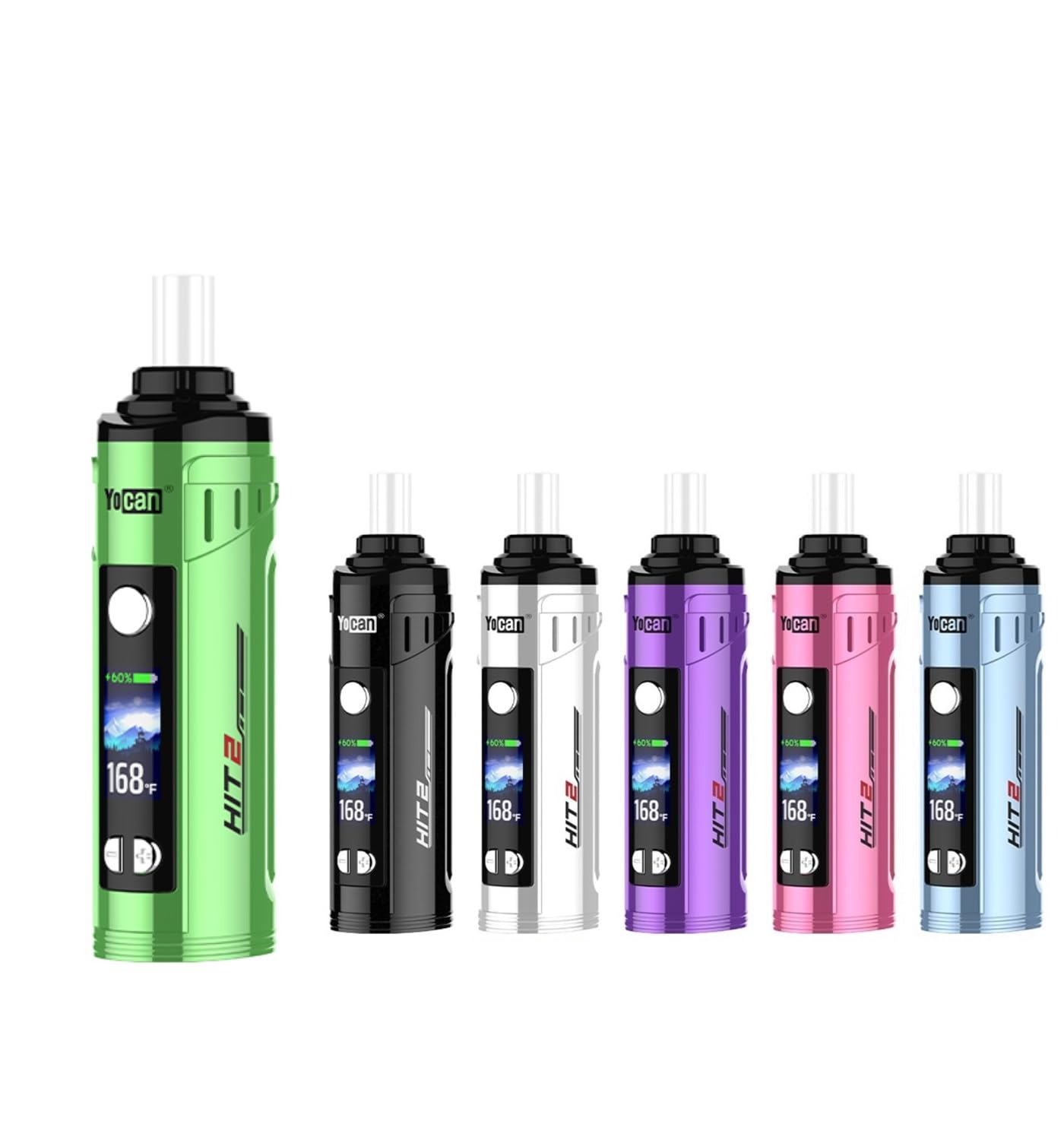 Amazon.co.jp: ヴェポライザー Yocan HIT2 DryHerb Vaporizer 1800mAh