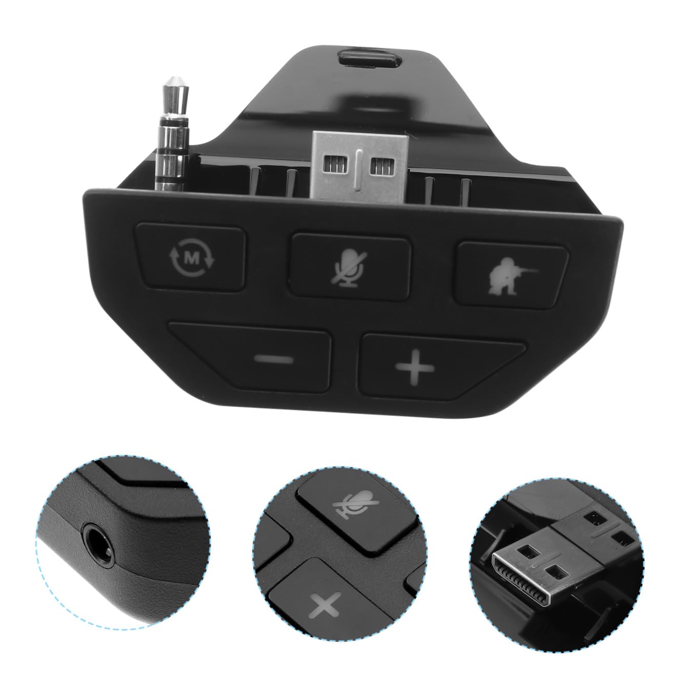 OSALADI 3stücke Stereo Headset Adapter Für One Audioanschluss Kompatibel Mit Gaming-headsets Langlebiges Material Für Spiele Ermöglicht Stereo-Sound Und Voice-Chat