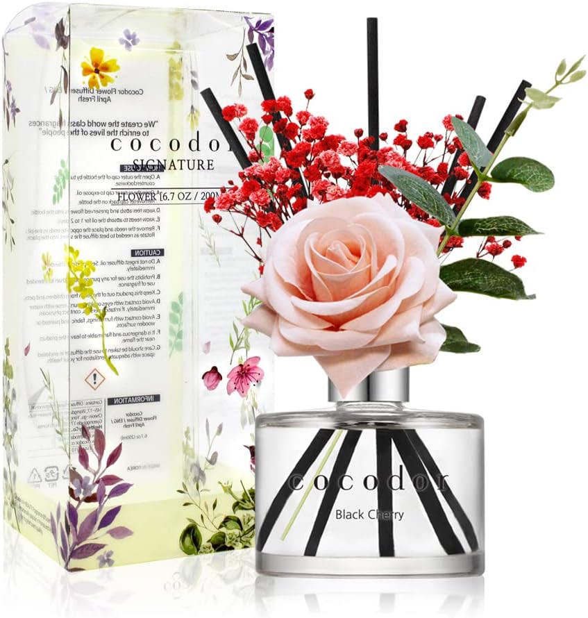 Cocod'or [COCODOR/Black Cherry Reed diffuser oil 200ml with Rose ...