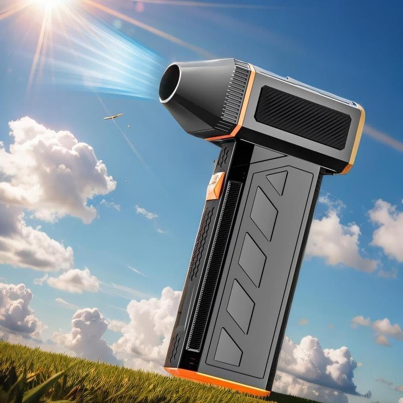 Portable Mini High Speed Fan, Rechargeable, 3-Speed, Air Cleaner, Car Wash Blower