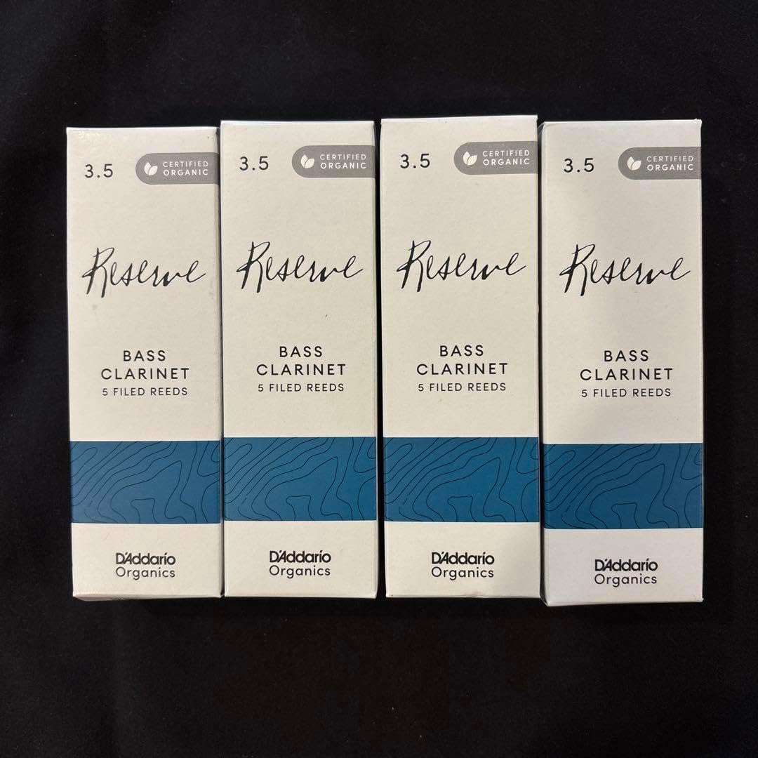 バスクラリネット リード ダダリオレゼルヴ3.5（4箱セット） バス