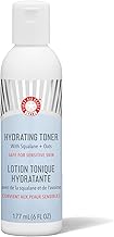 First Aid Beauty - Hydrating Toner with Squalane and Oats, Naturual Wild Oat Skin Calming Toner, Helps Reduce Lines & Wrinkles, Safe for Sensitive Skin, Alcohol-Free Balanced Hydration, 6 oz