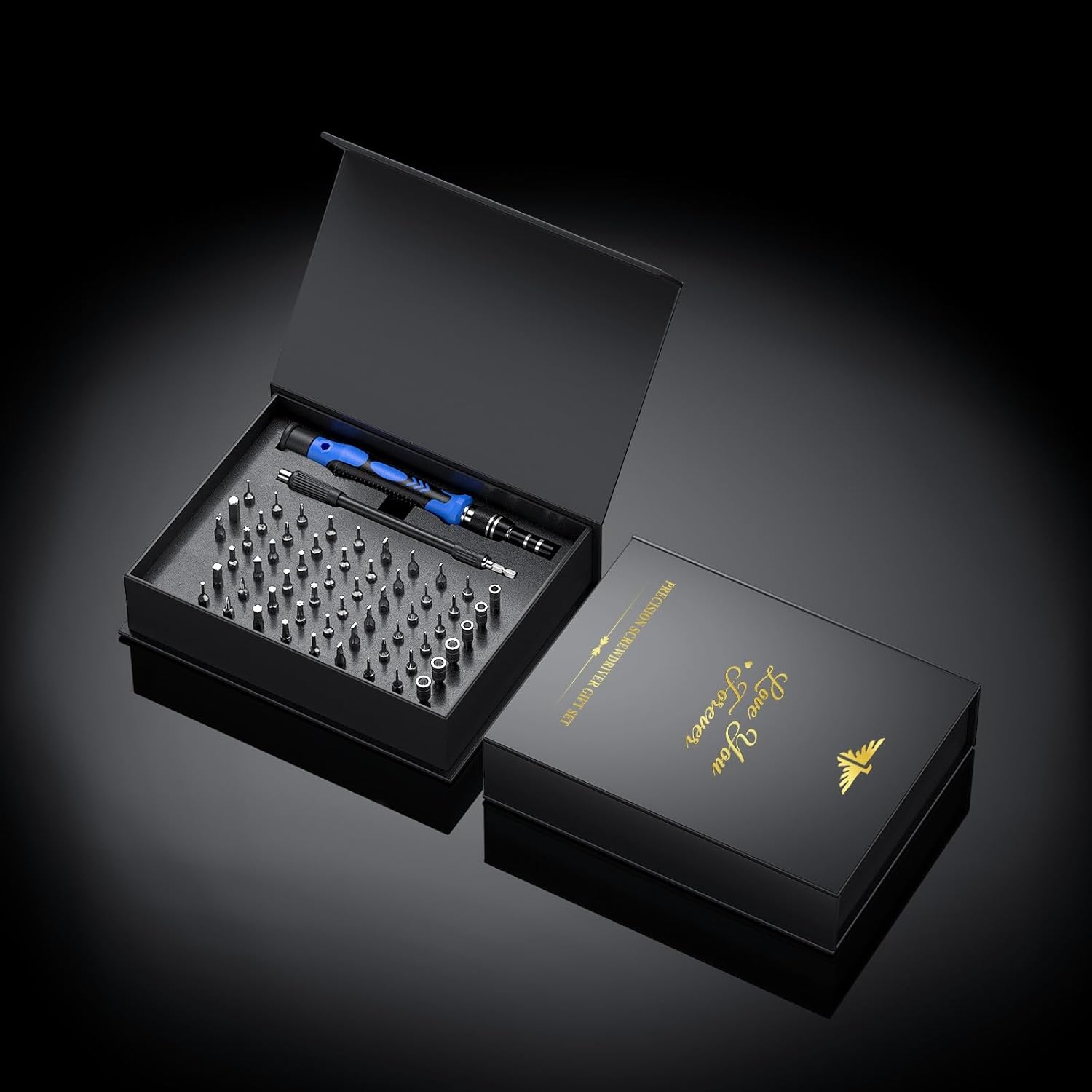 Father Day Gifts for Dad, Electronics Precision Screwdriver Sets 60-Piece with 57 Bits, Birthday Gifts for Men Boyfriend Him, Electronics Tools Kit for Phone Computer Watch Laptop Macbook Eyeglass
