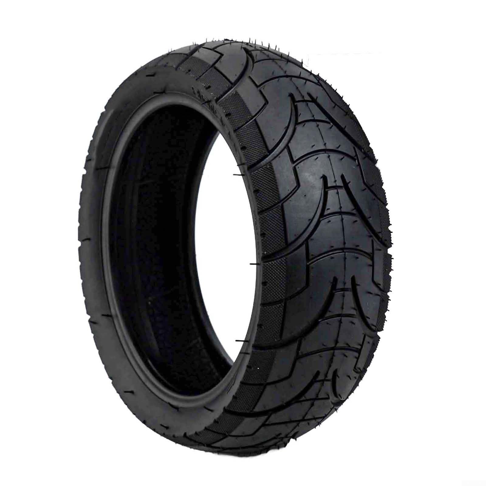 MKTOLHUS 11 Inch 100/50-6.5 Off-Road Tubeless Tyre,for Zero 11X Electric Scooter, Rubber Replacement Tire,with Anti-Deformation Design, Black