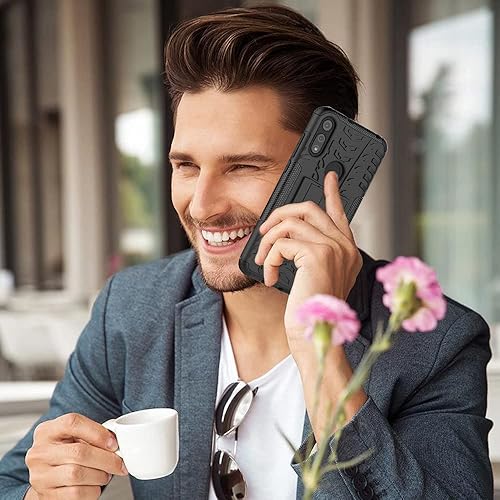 Miniatura 6 de Funda para teléfono Moto E, Motorola e con protector de pantalla HD, protector de silicona a prueba de golpes con función atril para Moto E (2020)