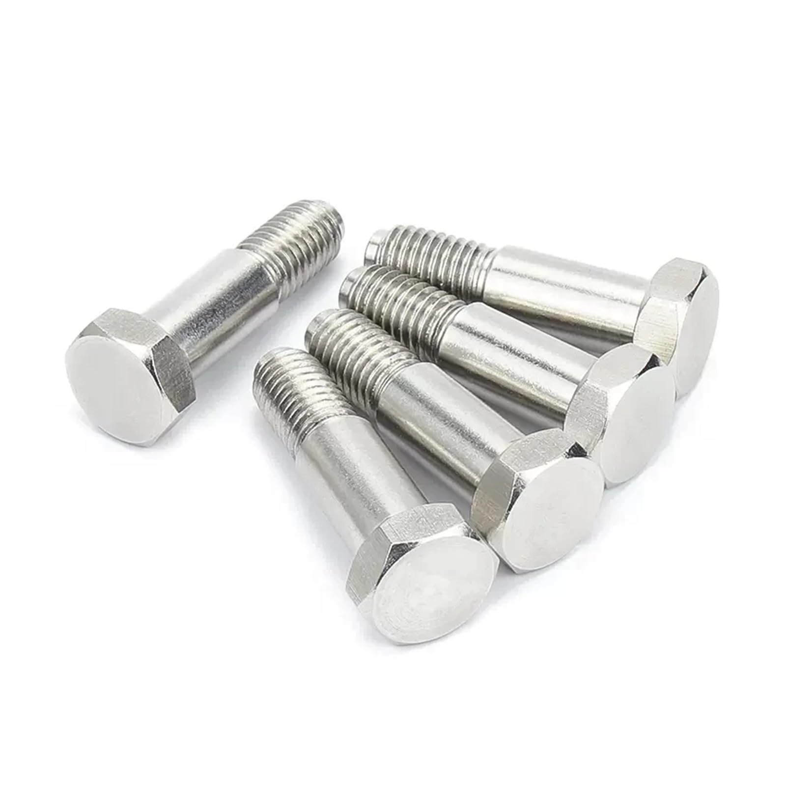 1–5 Stück 304 Edelstahl-Scharnierschrauben GB27 Außensechskant-Schulterschrauben M6 M8 M10 M12 M16 M20 M24(M20x70mm 1pc)