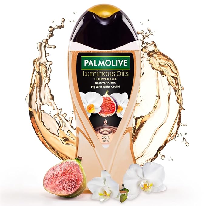 Palmolive White Orchid & Fig Oil Luminous Oils Rejuvenating Body Wash | Nouishing & Brightening | Youthful skin | No paraben & silicones, pH balanced, Body Wash 250ml at Rs. 139