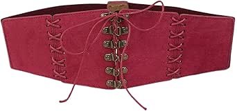 Bbonlinedress Womens Lace-up Corset Waist Belt Elastic Stretch Wide