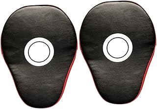 CLISPEED 2 Peças Luva De Treinamento De Fitness De Boxe Luvas De Boxe Acessórios De Boxe De Mão Portátil Luva De Boxe Pu Luva De Boxe Almofada De Perfuração