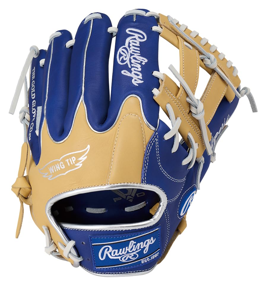 Rawlings ゴールドグローブ ウィングTIP 青 Rawlings ゴールドグローブ ウィングTIP 青 Rawlings ゴールドグローブ
