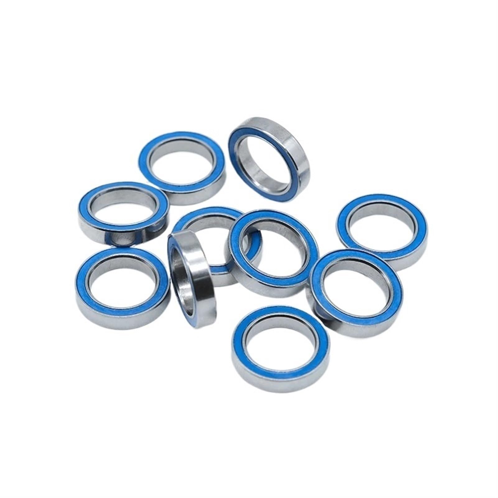 Deep Groove Ball Bearings 6 PCS MR1319RS Lager Blau Versiegelt 13x19x4mm ABEC-7 MR1913 2RS ​​Kugellager Teile for Hobby RC Auto Lkw