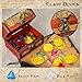 Yookeer 88 Pcs Pirate Treasure Chest for Kids, Antique Color Big Treasure Chest Box, Hunt Map, Gold Coins, Necklaces, Gems for Pirate Themed Party Favors(Map Style)