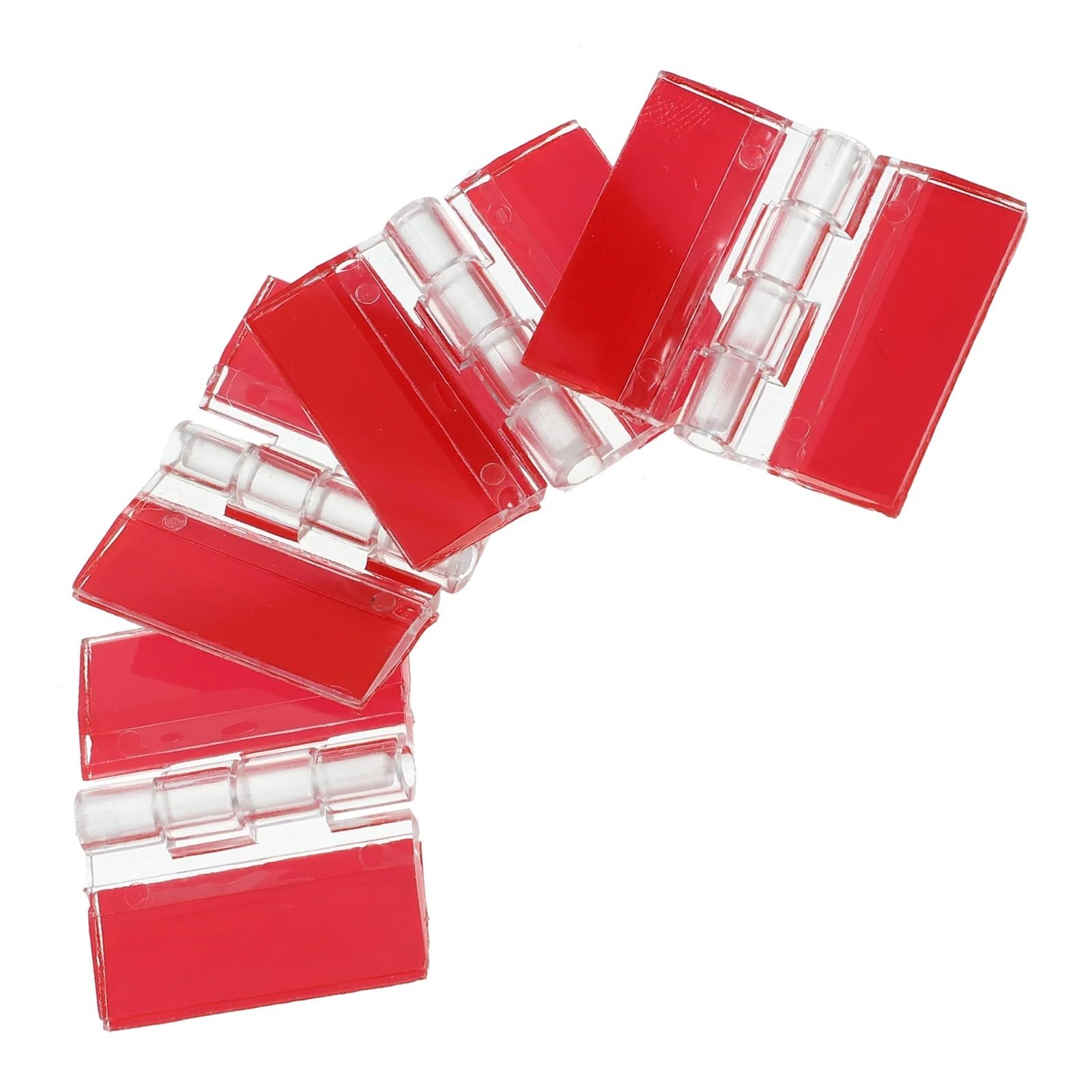 Charnière de remplacement en acrylique transparent lot de 4 pour porte d'armoire