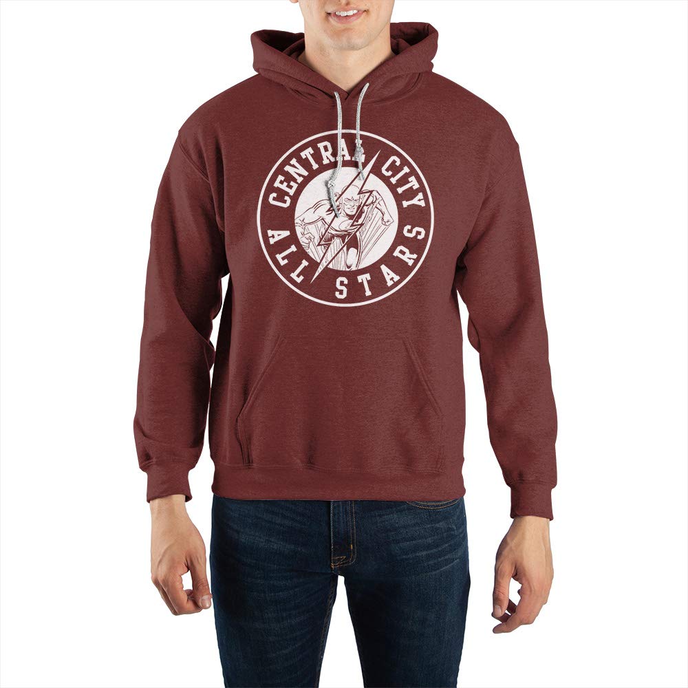 DC Comics The Flash Central City All-Stars Pullover Hooded Sweatshirt