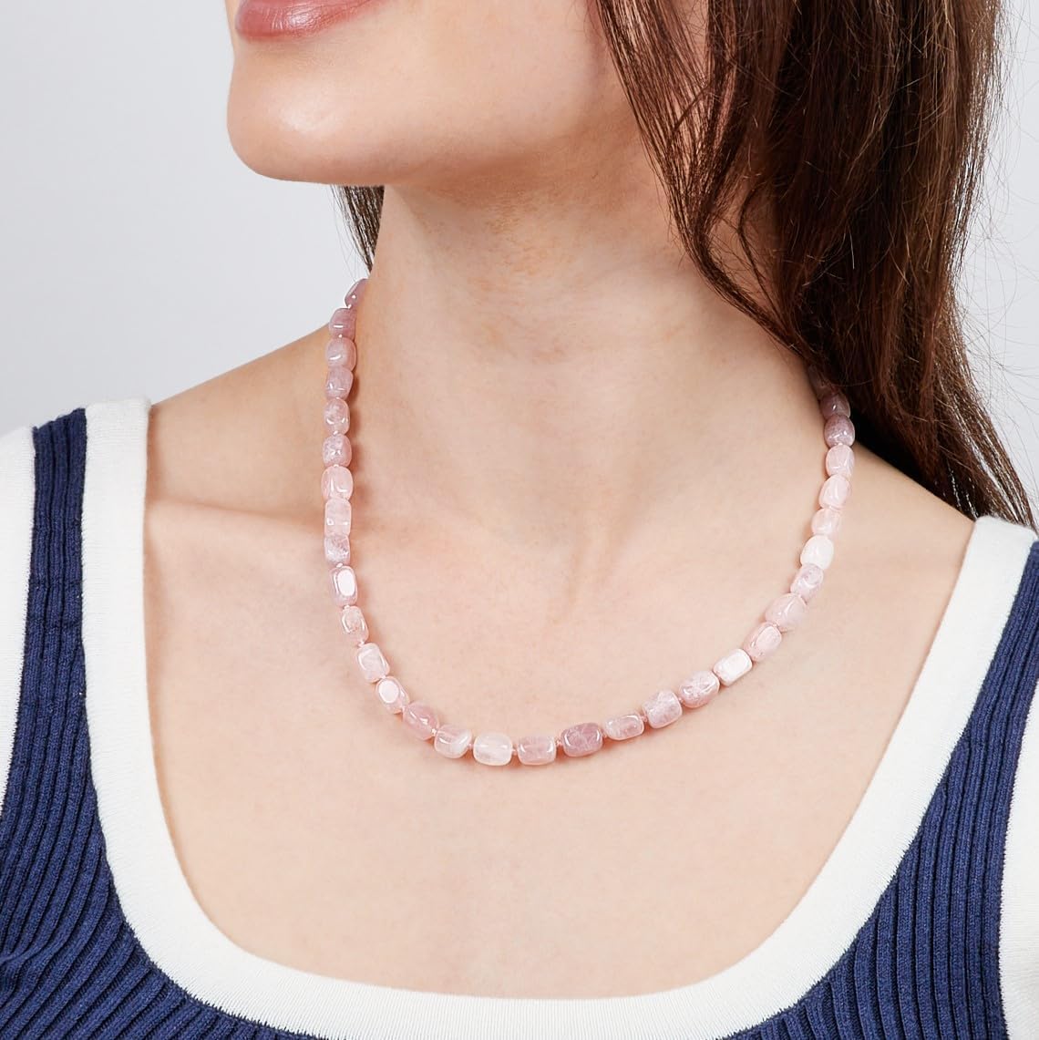 Womens Handmade Natural Gemstone Beaded Necklace - Gemstone Crystal Healing Jewelry for women - Image 2