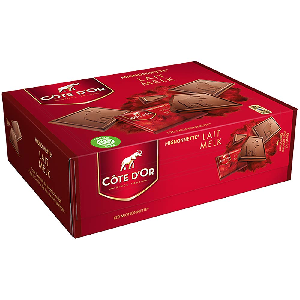 Côte D´Or Mignonnette, Lait, Melk, mleko pełne, mini tablice czekoladowe, 1200 g