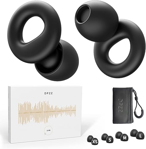 Tapones para los oídos para reducir el ruido, tapones para los oídos para dormir, cancelación de ruido, 2 pares de tapones para los oídos