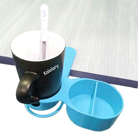 Amazon Wovte 飲料 カップ ホルダー クリップ デスク カップ ホルダー ドリンク ホルダー マグカップ テーブル エッジ クランプ カップ ホルダー クリップ 式 水 ガラス コーヒー マグ 飲料 携帯電話 ベスト オフィス アクセサリー ブルー 卓上用品 オンライン通販