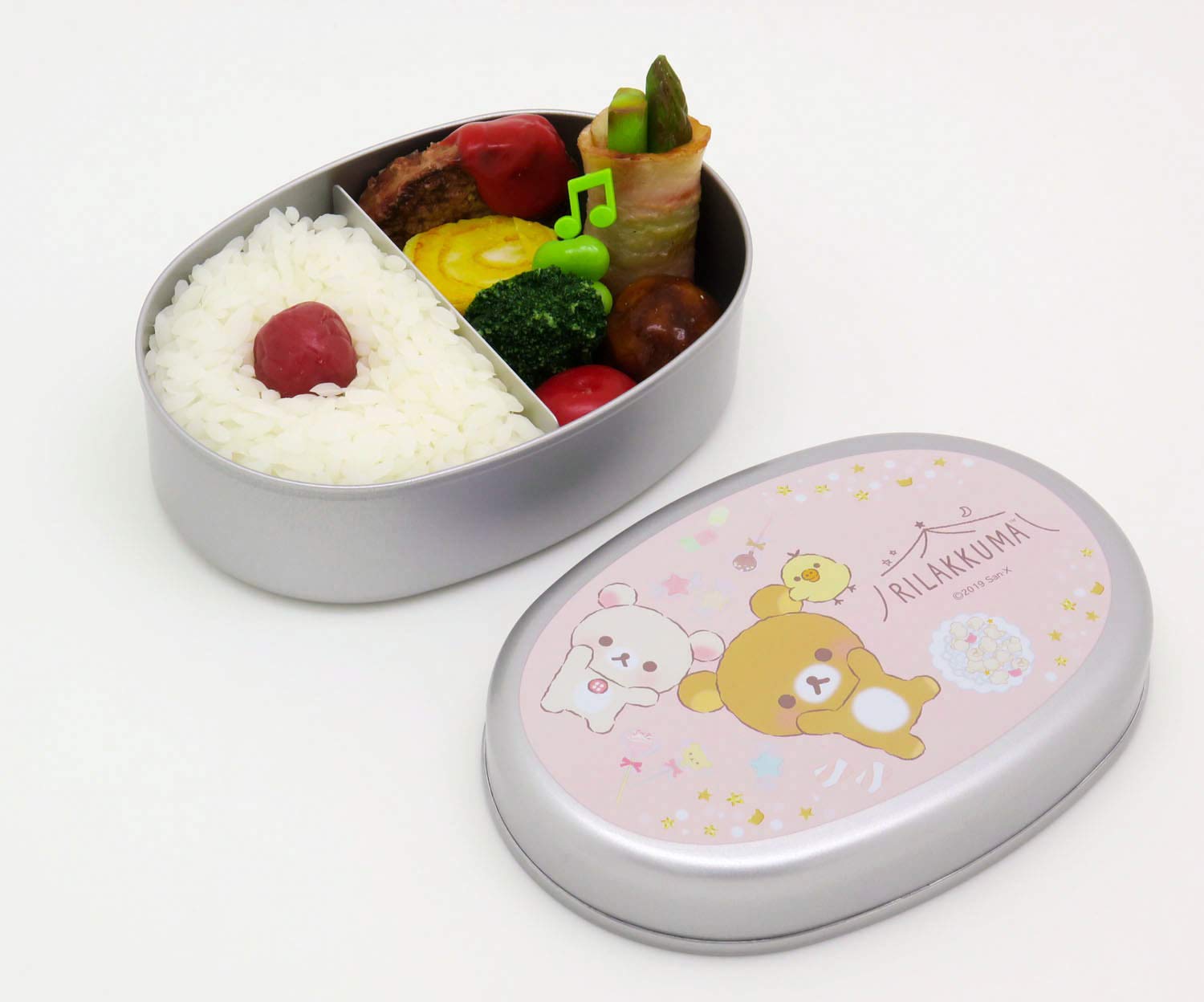 Amazon.co.jp: オーエスケー リラックマ アルミ子供弁当箱M(仕切付) AL