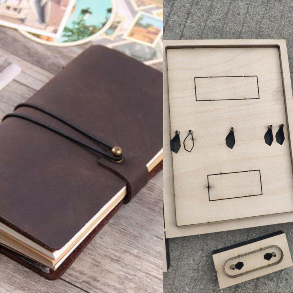 Herramientas Para Cuero Leather Craft Template Fabric Cutter Leather Craft Notebook Passport Case Die Cutting Knife Mould Punch - Punching - - (Color: passport size)