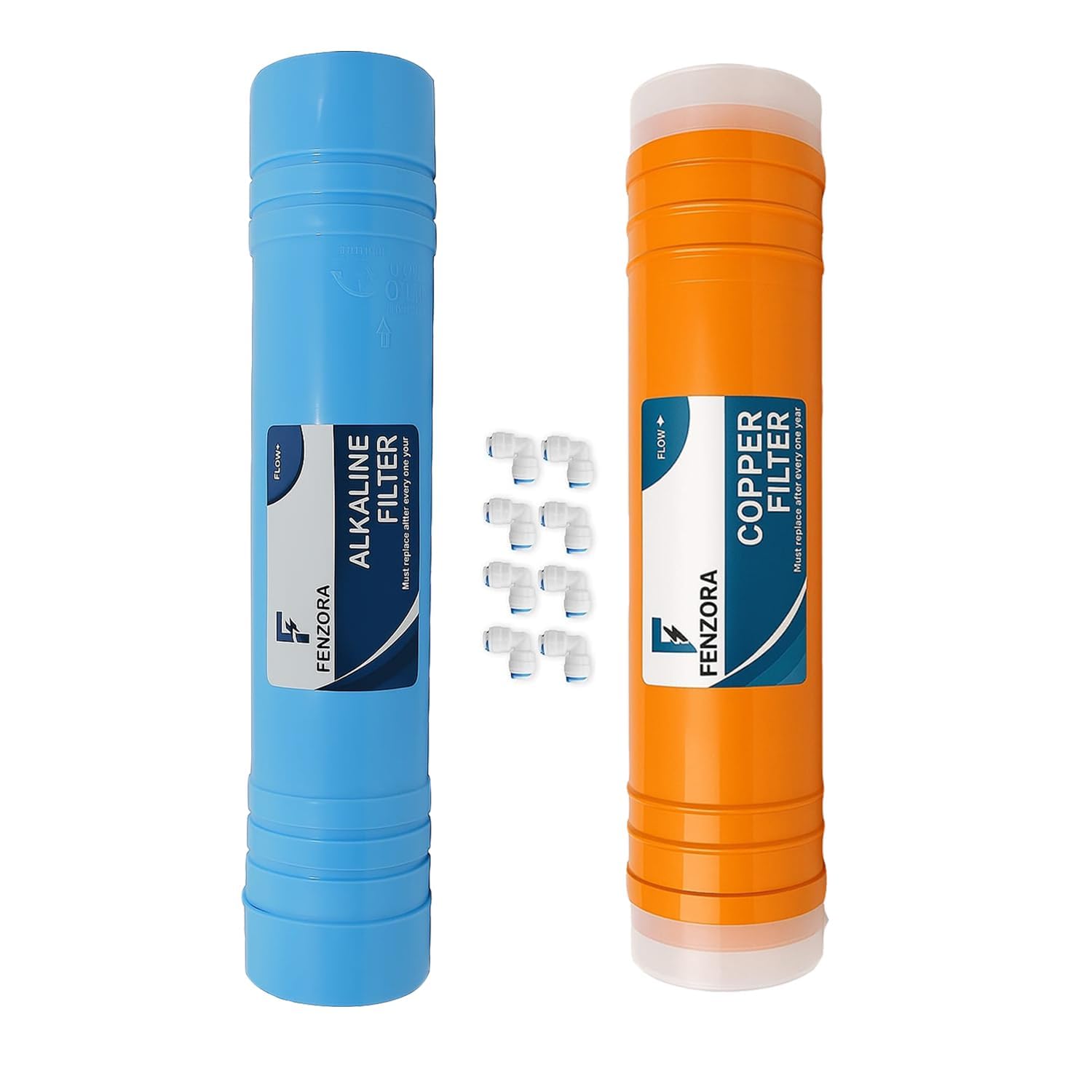 Fenzora Alkaline Copper Solid RO Cartridge (Pack of 2) | Compatible with All RO Water Purifiers RO Filter Cartridge 0.05 Micron Solid Type-image-32