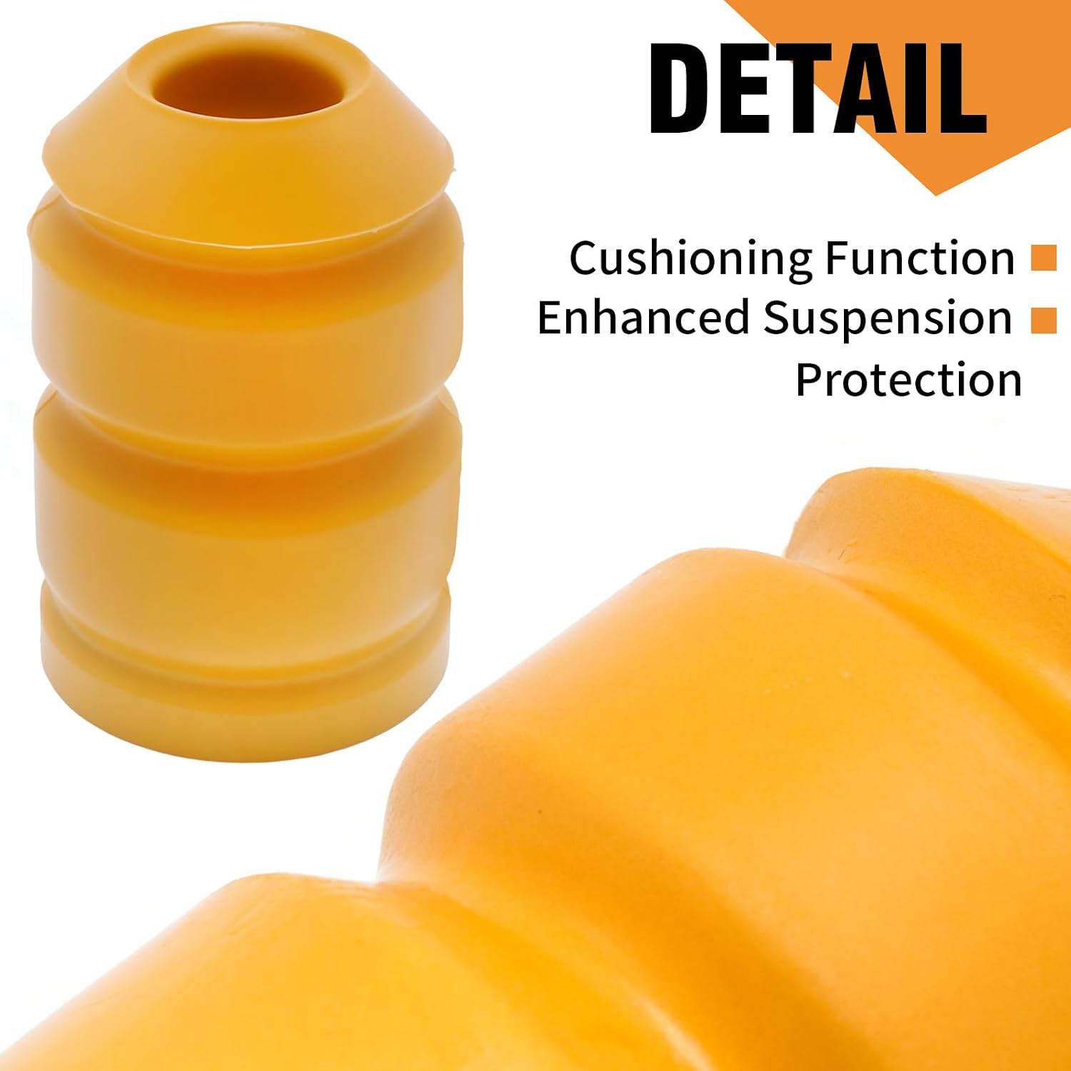2 Pcs Rear Bumper Stops, H3 Rear Bump Stops, Axle Jounce Bumpers, Replacement for Hummer H3 2006-2010 & H3T 2009-2010, Replaces 15295277