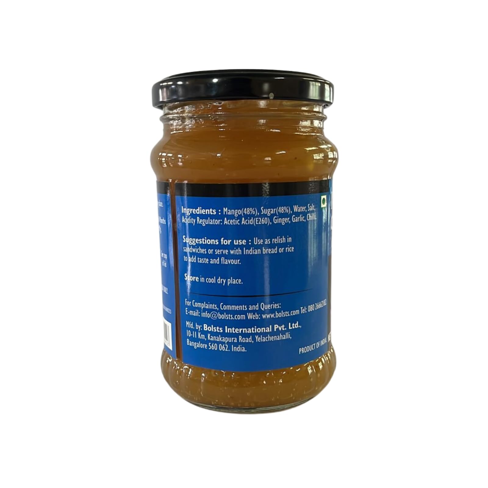 Bolst's Mango Chutney (Lucknow) | Aam Chutney Instant Mango Chutney | Ready-to-Eat Foods | Made with Farm Fresh Mangoes | Homemade Taste 100% Natural Ingredients | 350g 3