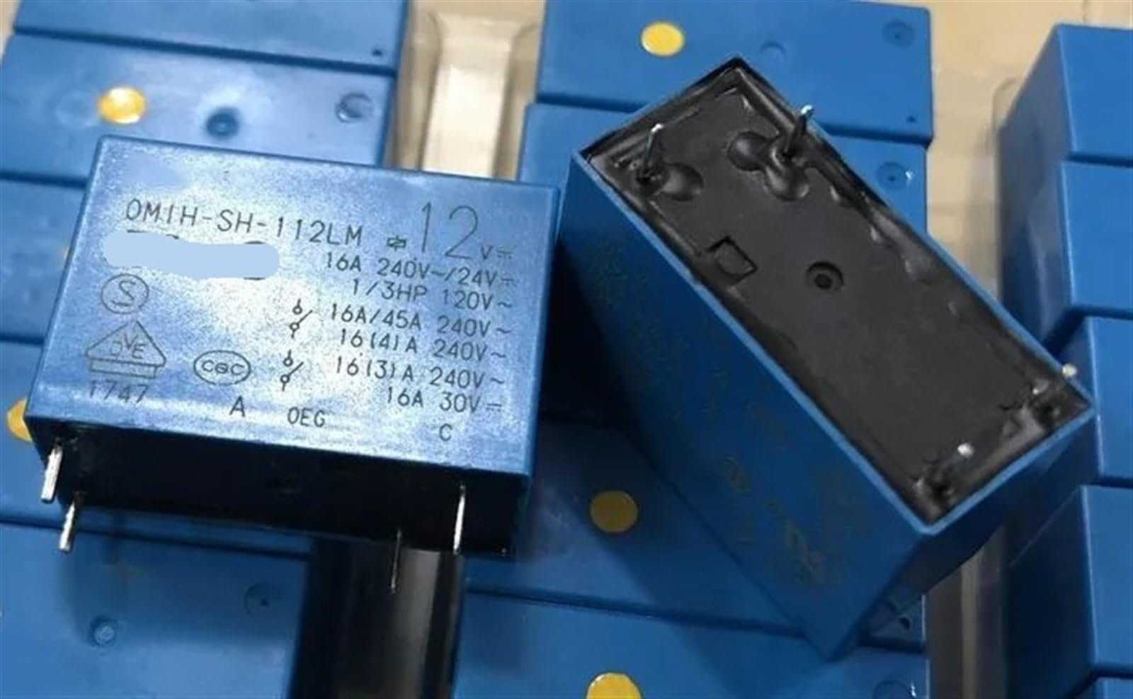 Relé electromagnético OMIH-SS-112LM de 4 terminales para sustitución de componentes dañados 3