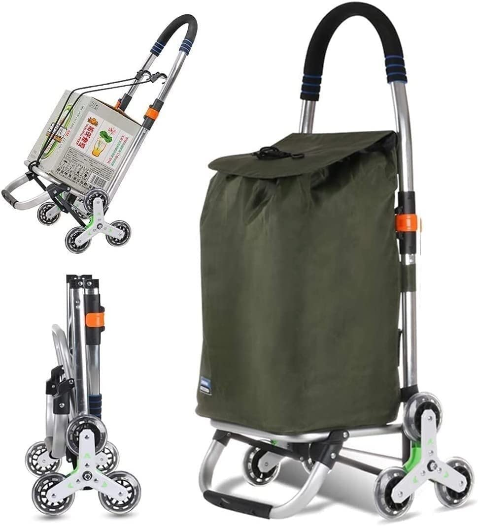 Genérico Carrito de Compras Plegable con 6 Ruedas, Carrito de Compras Ligero, Carrito de Compras para Festivales, Carrito de Compras portátil, Carrito de Compras Plegable, Carrito de Compras Ligero d