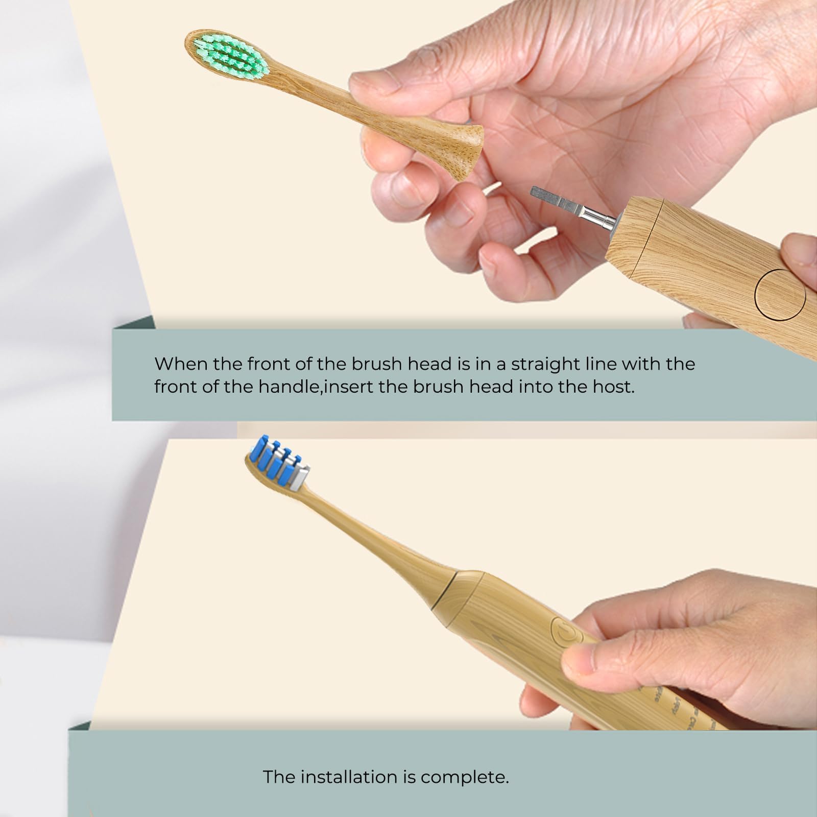 Cepillo Dental Eléctrico Sónico Tecnología 40000 VPM para Limpieza Profunda - 5 Modos de Cepillado con Temporizador Inteligente de 2 Minutos Impermeable IPX7 (cepillo de dientes)